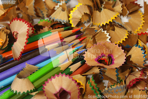 Image of  pencil and scraps