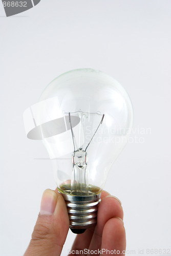 Image of close up on lightbulb