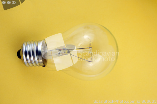 Image of close up on lightbulb