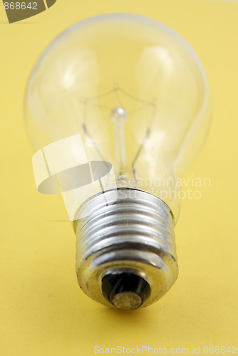 Image of close up on lightbulb