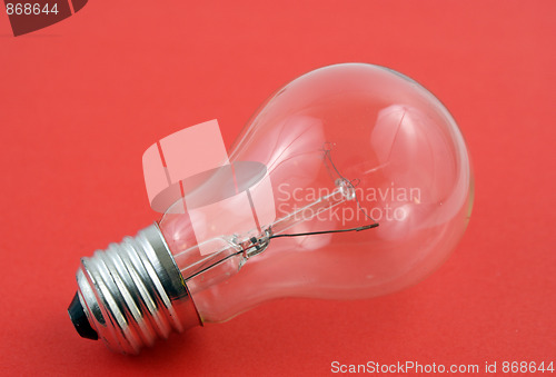 Image of close up on lightbulb