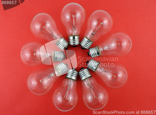 Image of a group of light bulbs