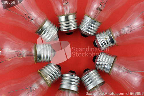 Image of a group of light bulbs