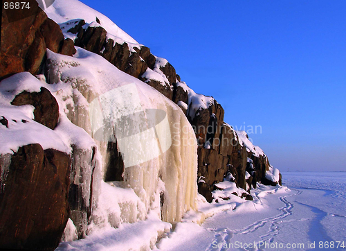 Image of Ice waterfall