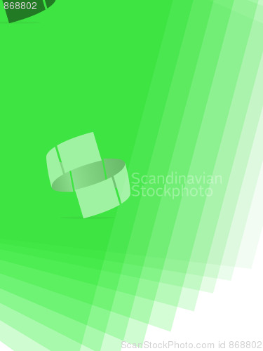 Image of Green Gradient Background with Copy Space.