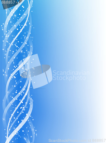 Image of Blue Colorful Glowing Lines Background. 