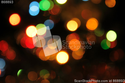Image of xmas lights background