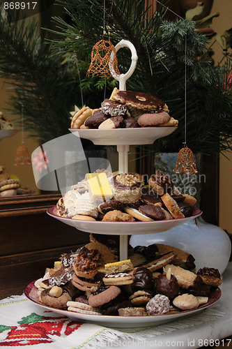 Image of christmas cookies from czech republic