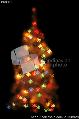Image of christmas light background