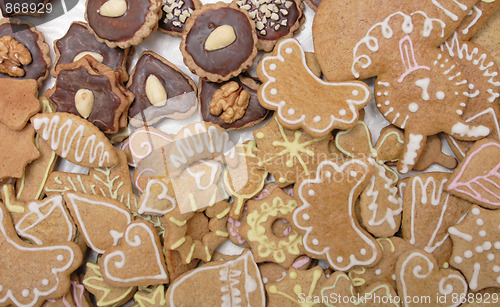 Image of christmas cookies from czech republic