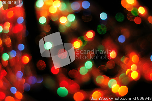 Image of christmas light background