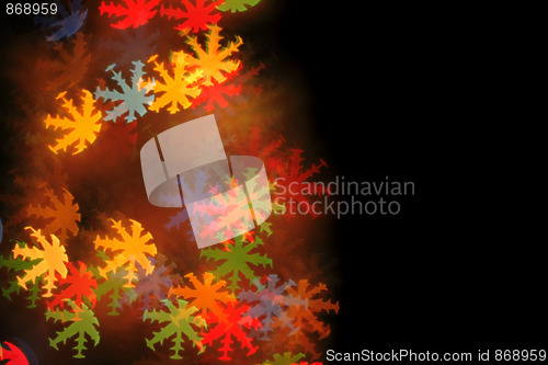 Image of christmas light background