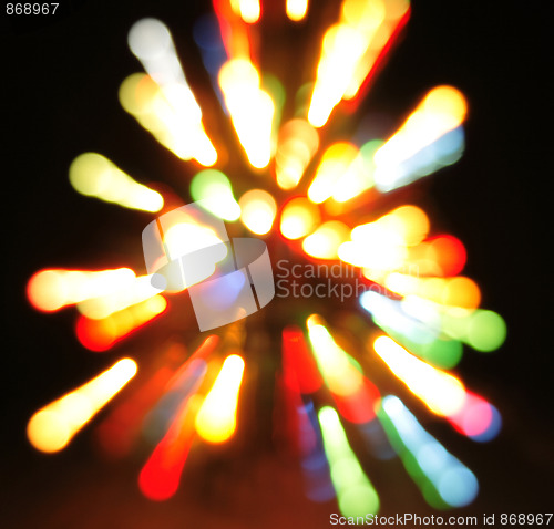 Image of xmas lights background