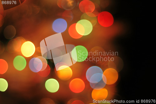 Image of christmas light background