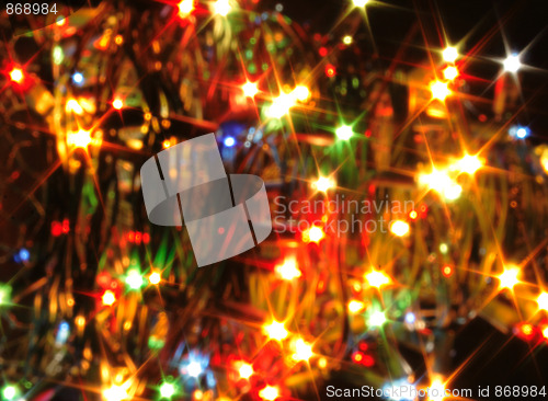 Image of xmas lights background
