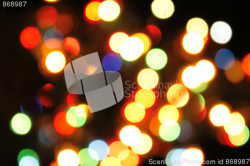 Image of xmas lights background