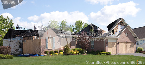 Image of Fire Damaged Home