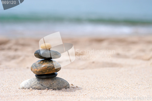 Image of Balanced Zen Rocks