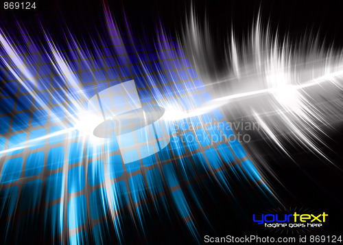 Image of Abstract Musical Wave Form