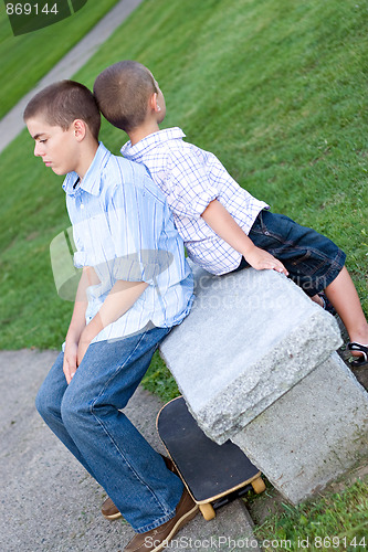 Image of Two Bored Boys