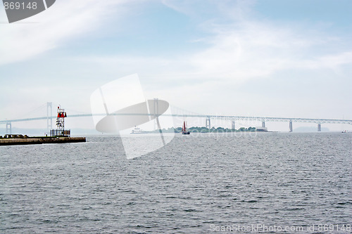 Image of Newport Bay Suspension Bridge