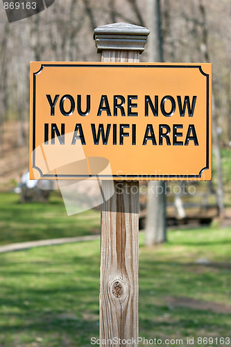 Image of WIFI Hotspot Sign