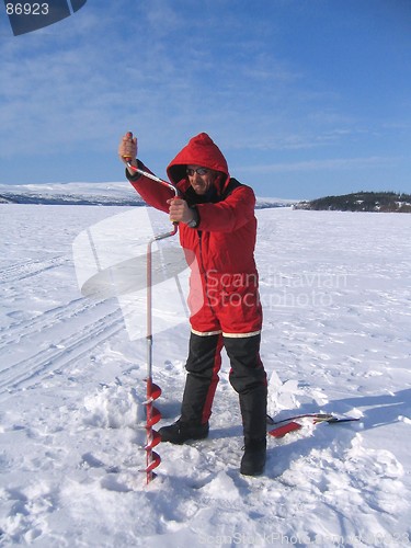Image of Ice fishing