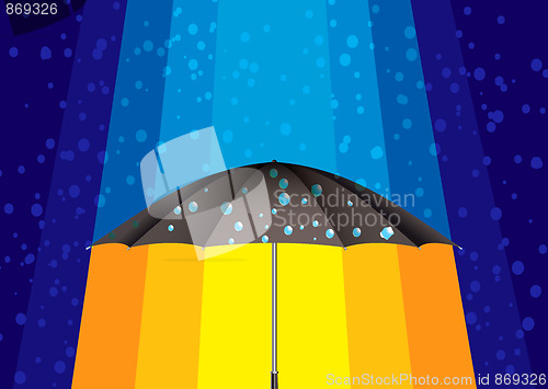 Image of Abstract rain umbrella