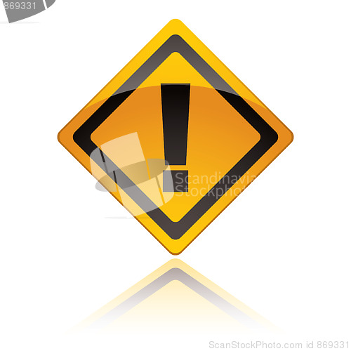 Image of warning sign icons exclamation