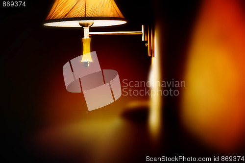 Image of Orange lamp
