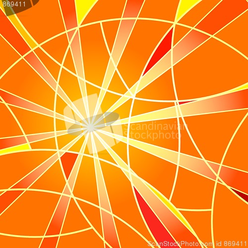 Image of Mosaic orange background