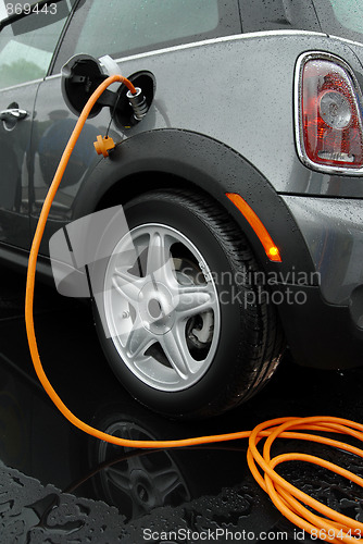 Image of Charging ecological car