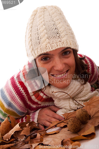 Image of Fun at autumn season