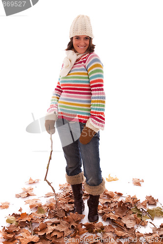 Image of Fun at autumn season