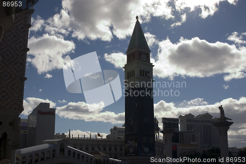 Image of Venetian View to the Mirage and Harrah's