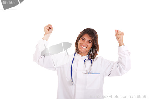 Image of Friendly female doctor