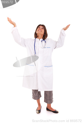 Image of Friendly female doctor