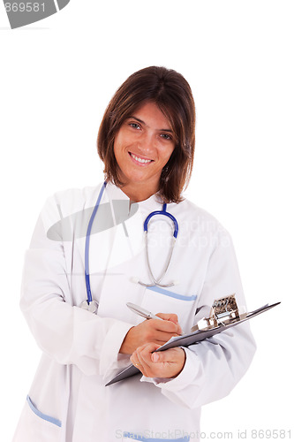 Image of Friendly female doctor