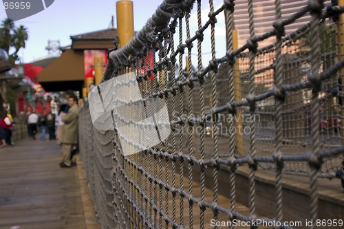 Image of Sidewalk in the strip in Las Vegas - Pirate / dock themed sidewa