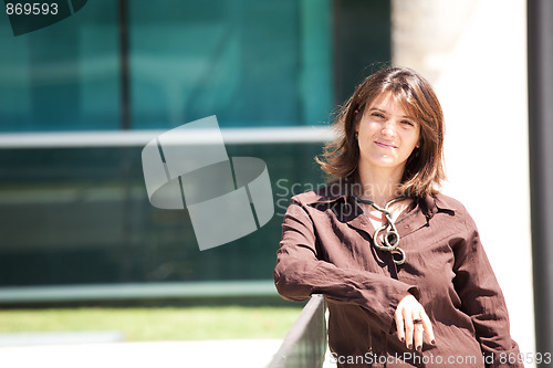 Image of Businesswoman smilling