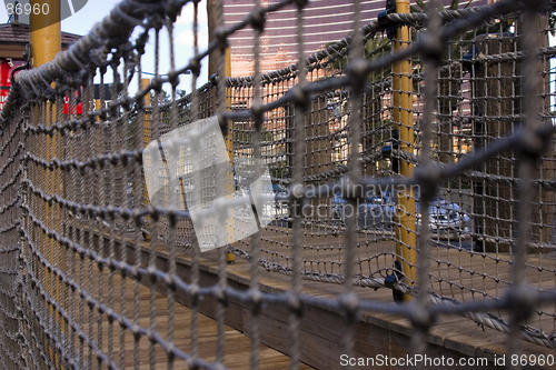 Image of Sidewalk in the strip in Las Vegas - Pirate / dock themed sidewa
