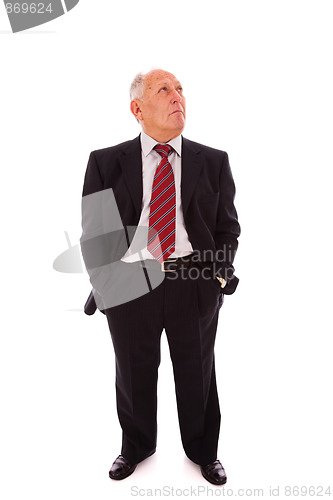 Image of Full senior businessman