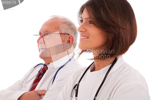 Image of Friendly team doctors