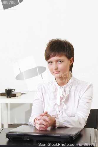 Image of Serious woman