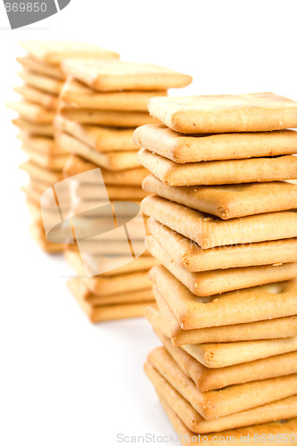 Image of three stacks of cookies