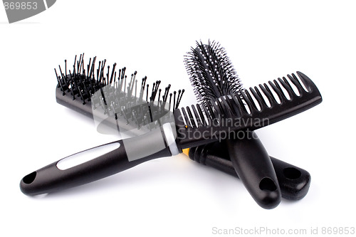 Image of three hairbrushes