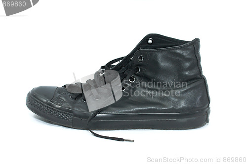 Image of black sneaker