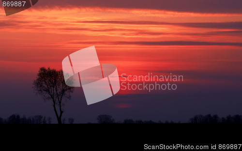 Image of Lithuania sunset