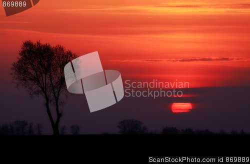 Image of Lithuania sunset