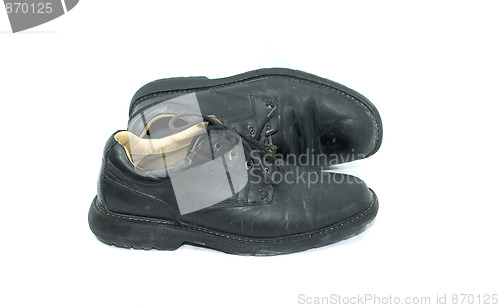 Image of black work shoes